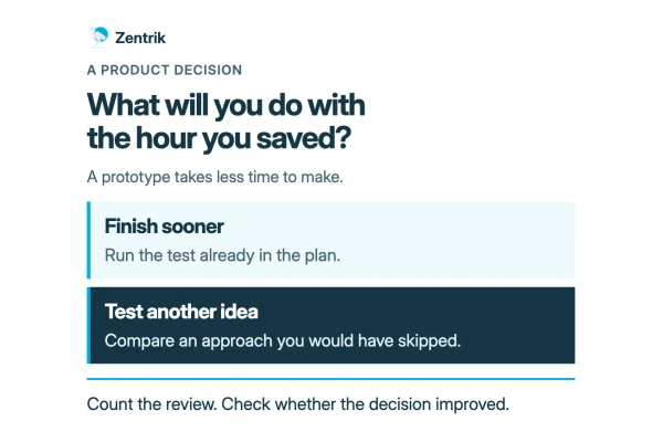 Saved time can let a team finish earlier or test another plausible response. Extra capacity still needs review.